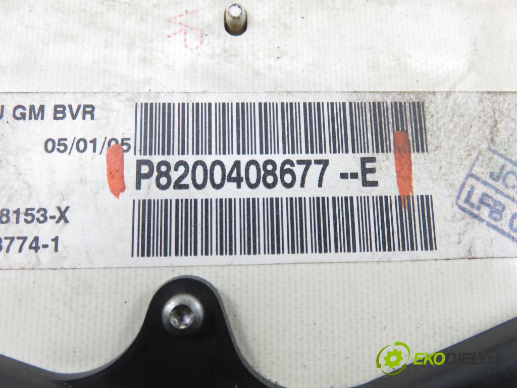 OPEL MOVANO Platforma / podwoyie (X70) FURGON 2004 0,00 2.5 DTi - G9U 754 2464,00 prístrojovka elektrický P8200408677E