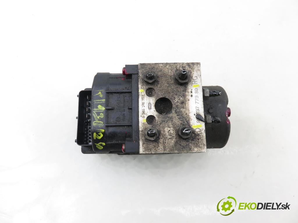 PEUGEOT 307 (3A/C) HB 2003 66,00 2.0 HDi 90 - RHY (DW10TD) 1997,00 Pumpa ABS 0273004562 ; 9643777980 ; 0265216757 (Pumpa ABS)