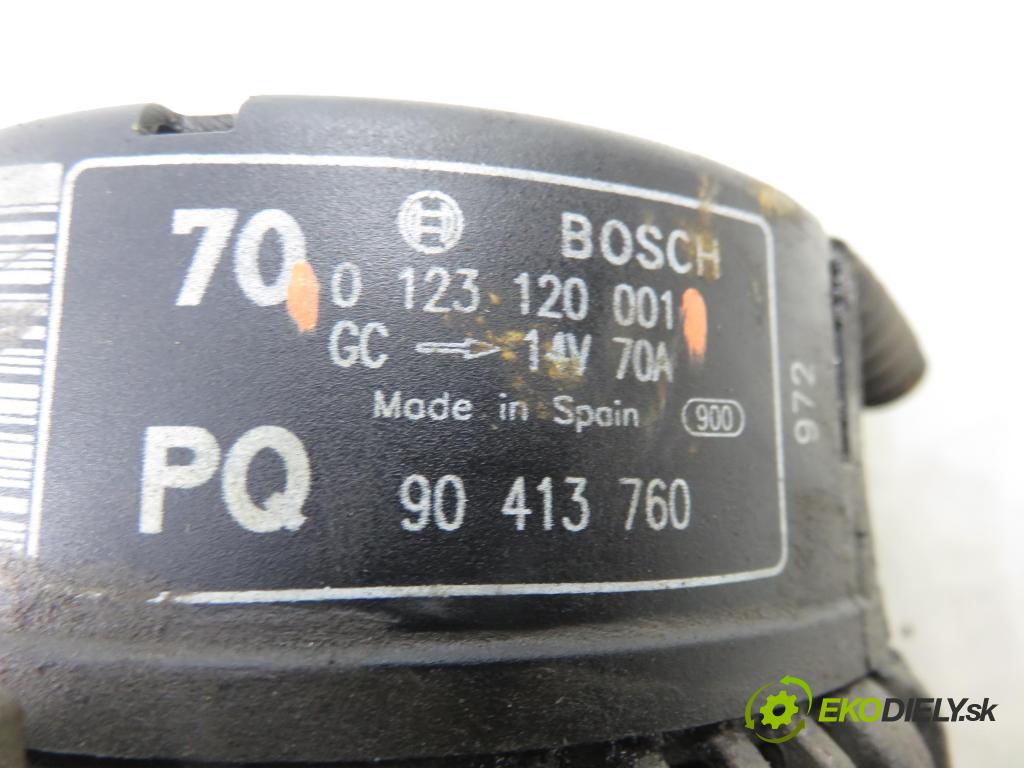 OPEL ASTRA F CLASSIC sedan (T92) SEDAN 2000 44,00 1.4 i - X 14 NZ 1389,00 Alternátor 0123120001 (Alternátor)