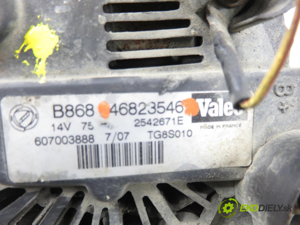 FIAT PANDA Van (169_) VAN 2007 51,00 1.3 D Multijet - 188 A8.000 1248,00 Alternátor 46823546 (Alternátor)