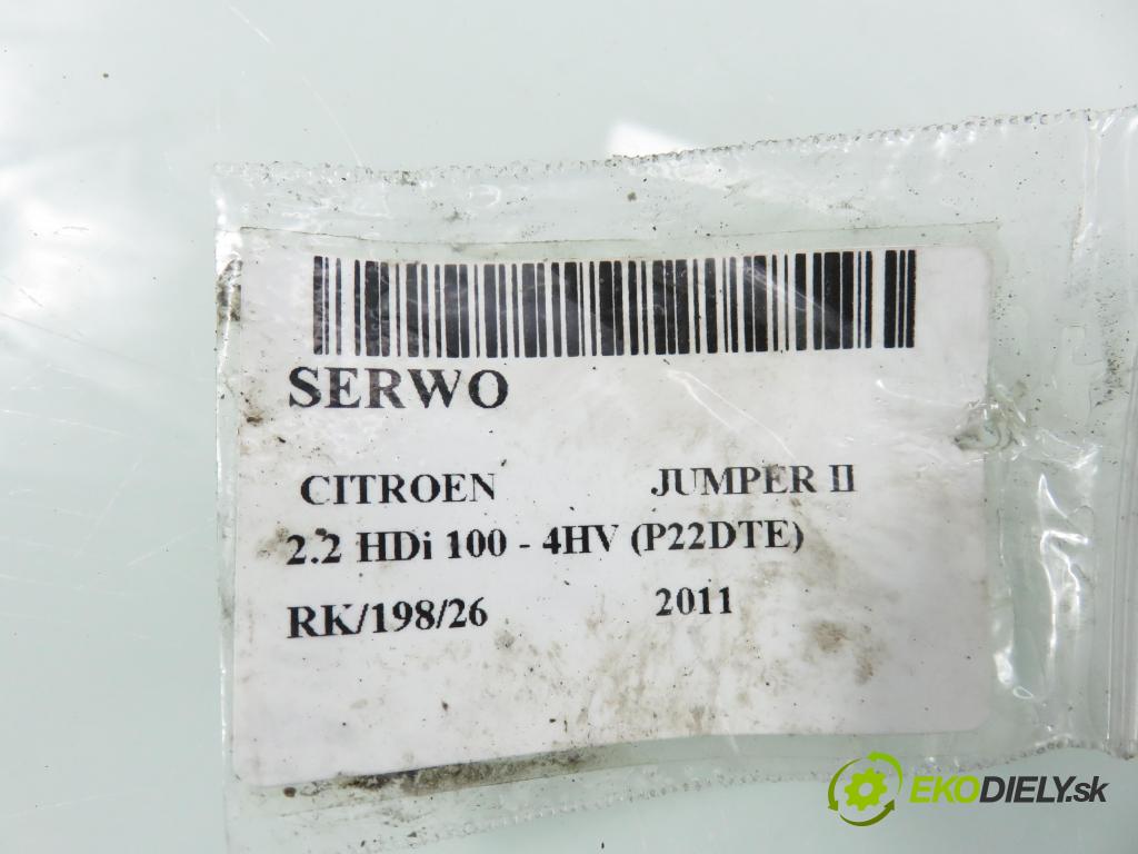 CITROEN JUMPER Skrzynia FURGON 2011 74,00 2.2 HDi 100 - 4HV (P22DTE) 2198,00 Posilovač 51725091 ; 0204051287 (Servočerpadlo)