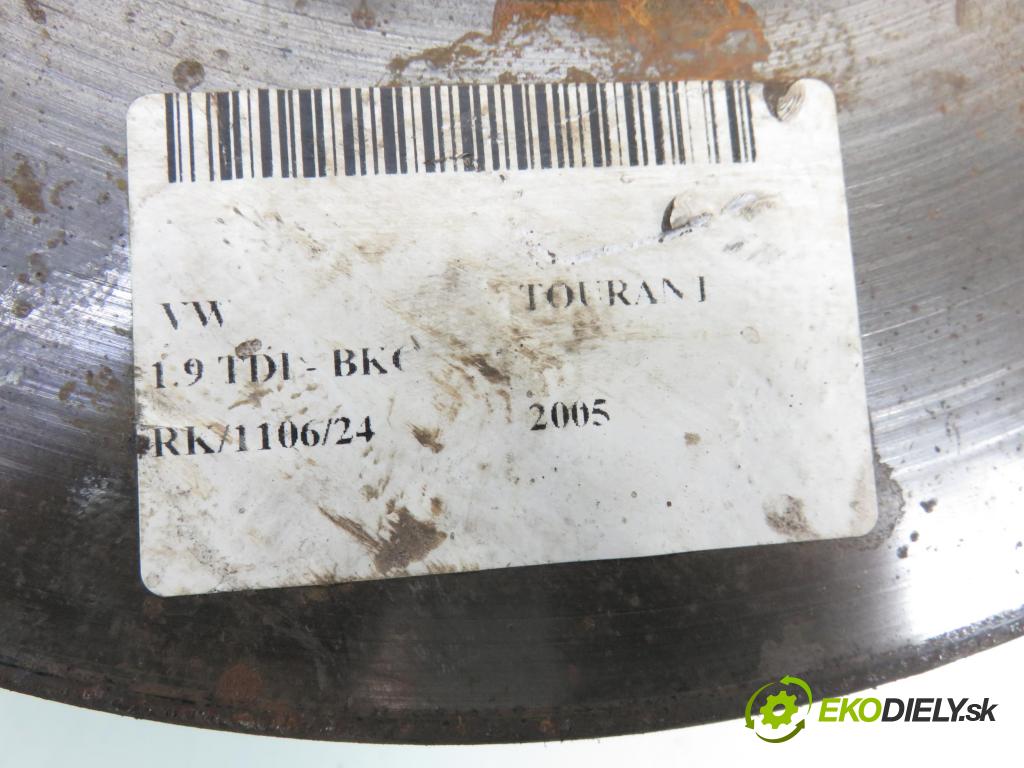 VW TOURAN (1T1, 1T2) MINIVAN 2005 77,00 1.9 TDI - BKC 1896,00 lamela kotouč brzdová PŘEDNÍ: