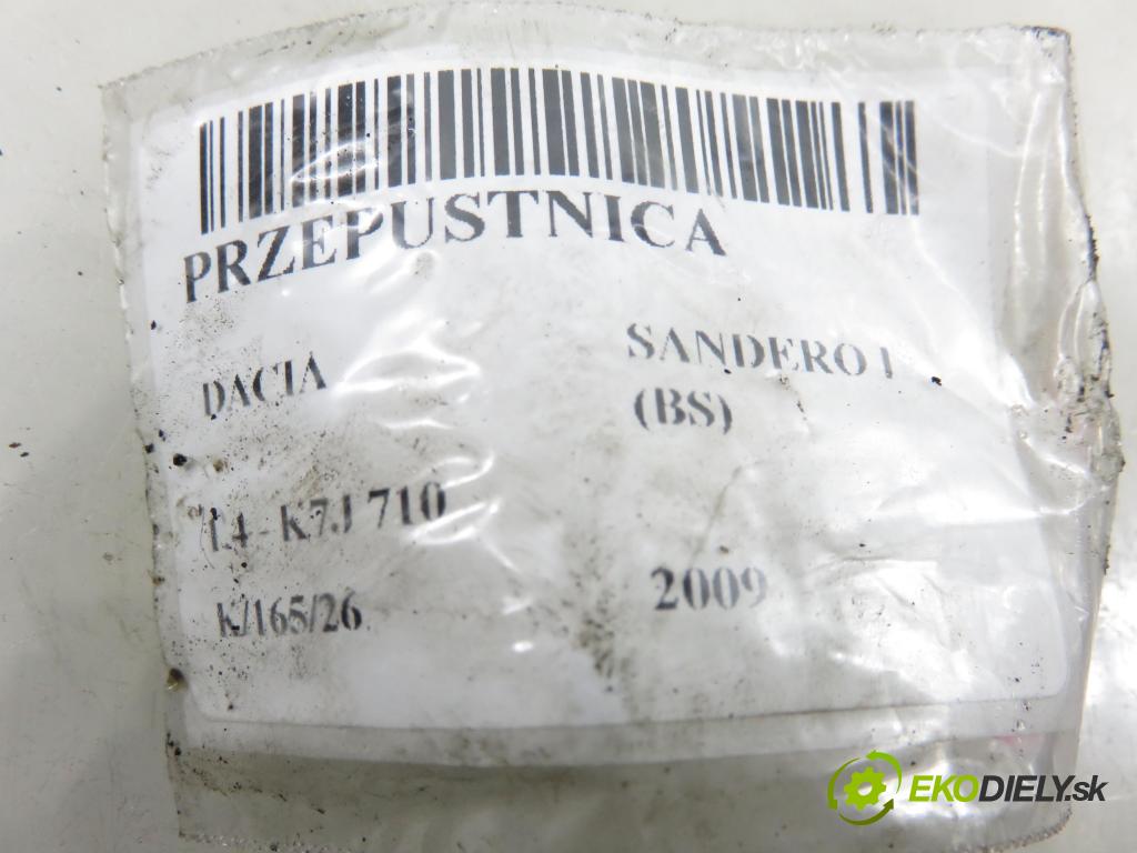 DACIA SANDERO HB 2009 55,00 1.4 - K7J 710 1390,00 Škrtiaca klapka 8200682611A ; 7700273699 (Škrtiaca klapka)