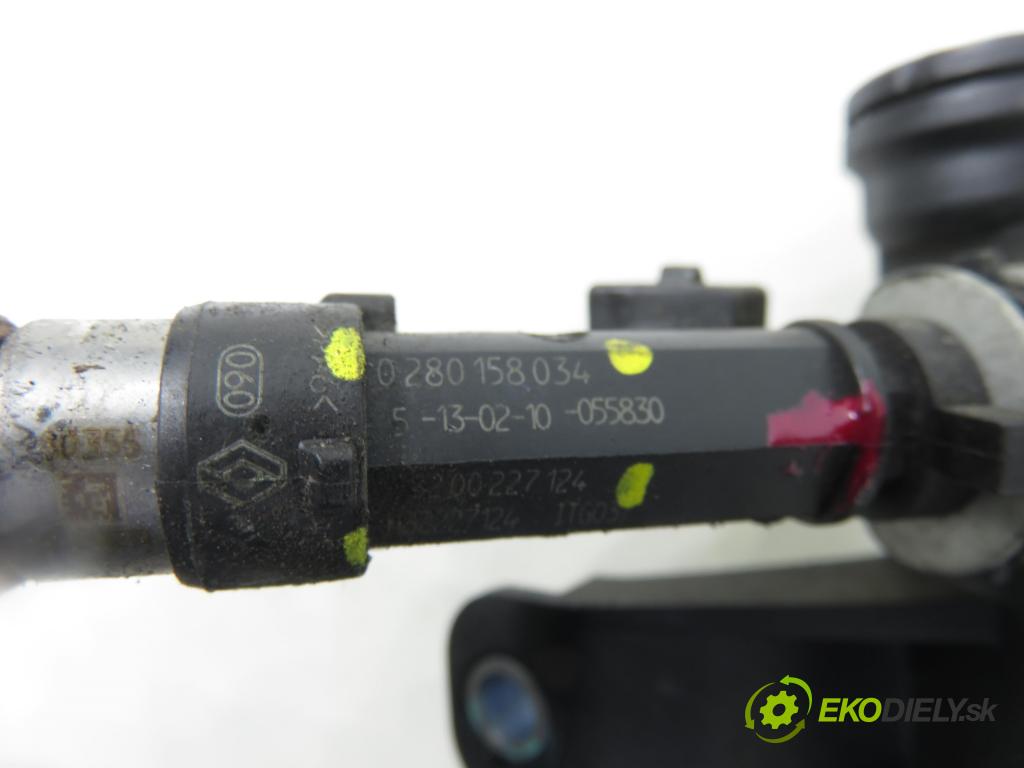 DACIA SANDERO HB 2011 64,00 1.6 - K7M 710 1598,00 Lišta vstrekovacia 0280158034 ; 8200227124 ; 8200494284A (Vstrekovacia lišta)