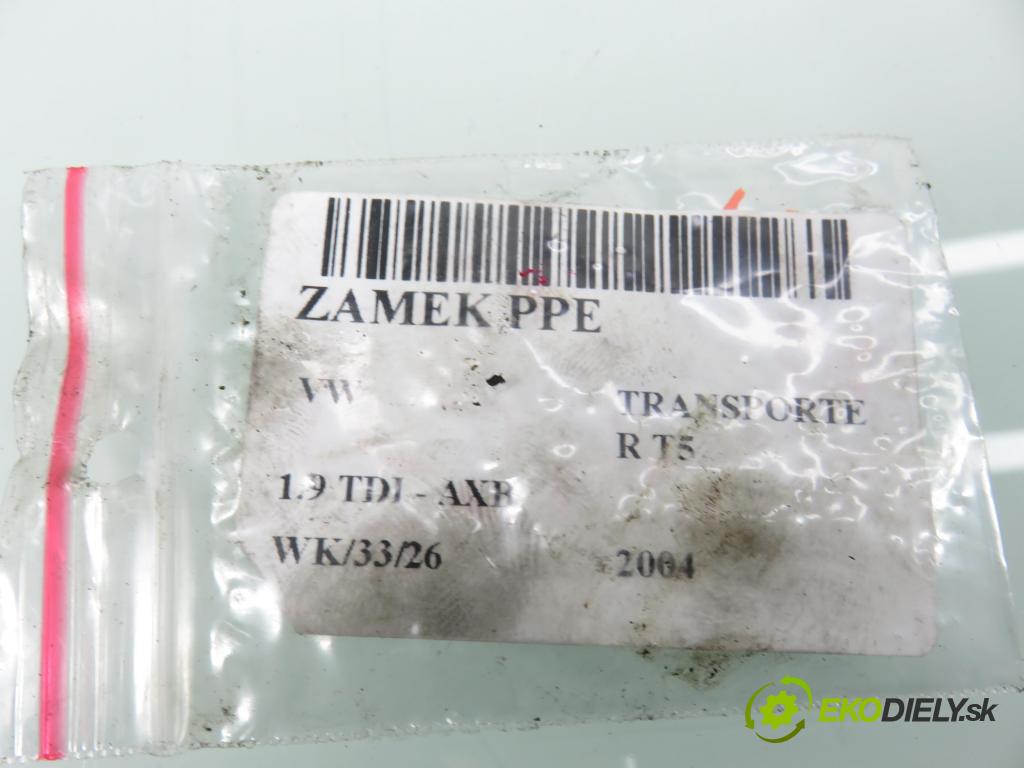 VW TRANSPORTER V Skrzynia (7HA, 7HH, 7EA, 7EH) FURGON 2004 77,00 1.9 TDI PD 105 - AXB 1896,00 zámok 3B1837016BQ