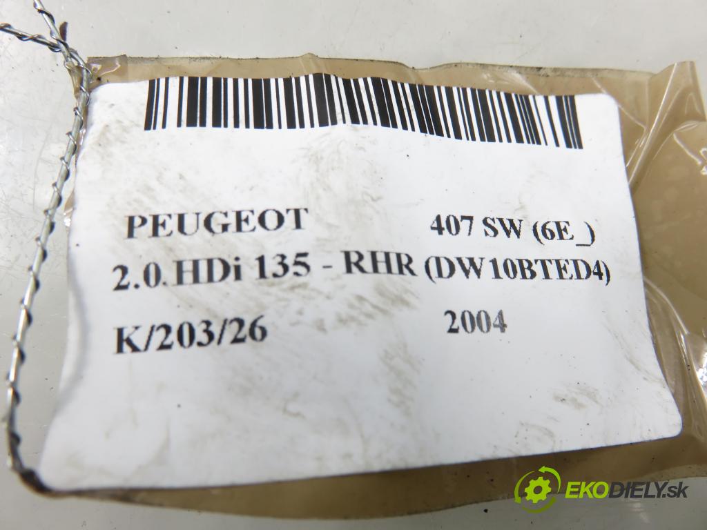 PEUGEOT 407 SW (6E_) KOMBI 2004 100,00 2.0 HDi 135 - RHR 1997,00 chladič vody 2002112
