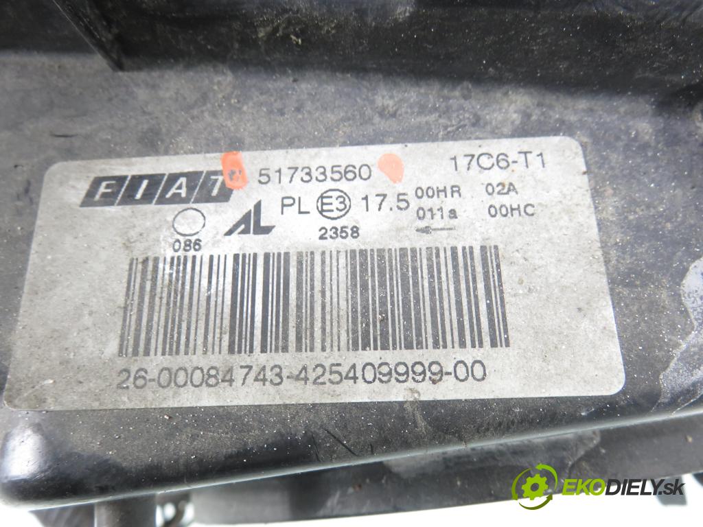 FIAT CROMA (194_) KOMBI 2006 110,00 1.9 D Multijet 150 - 939 A2.000 1910,00 světlo PP 51733560