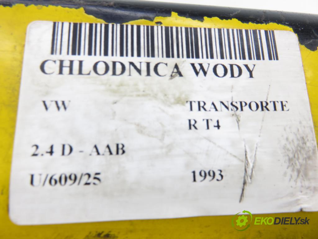 VW TRANSPORTER IV Platforma / podwozie (70E, 70L, 70M, 7DE, 7DL KABINA/PLATFORMA 1993 57,00 2.4 D 78 - AAB 2370,00 chladič vody