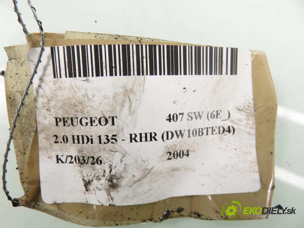 PEUGEOT 407 SW (6E_) KOMBI 2004 100,00 2.0 HDi 135 - RHR 1997,00 brzdič třmen PT