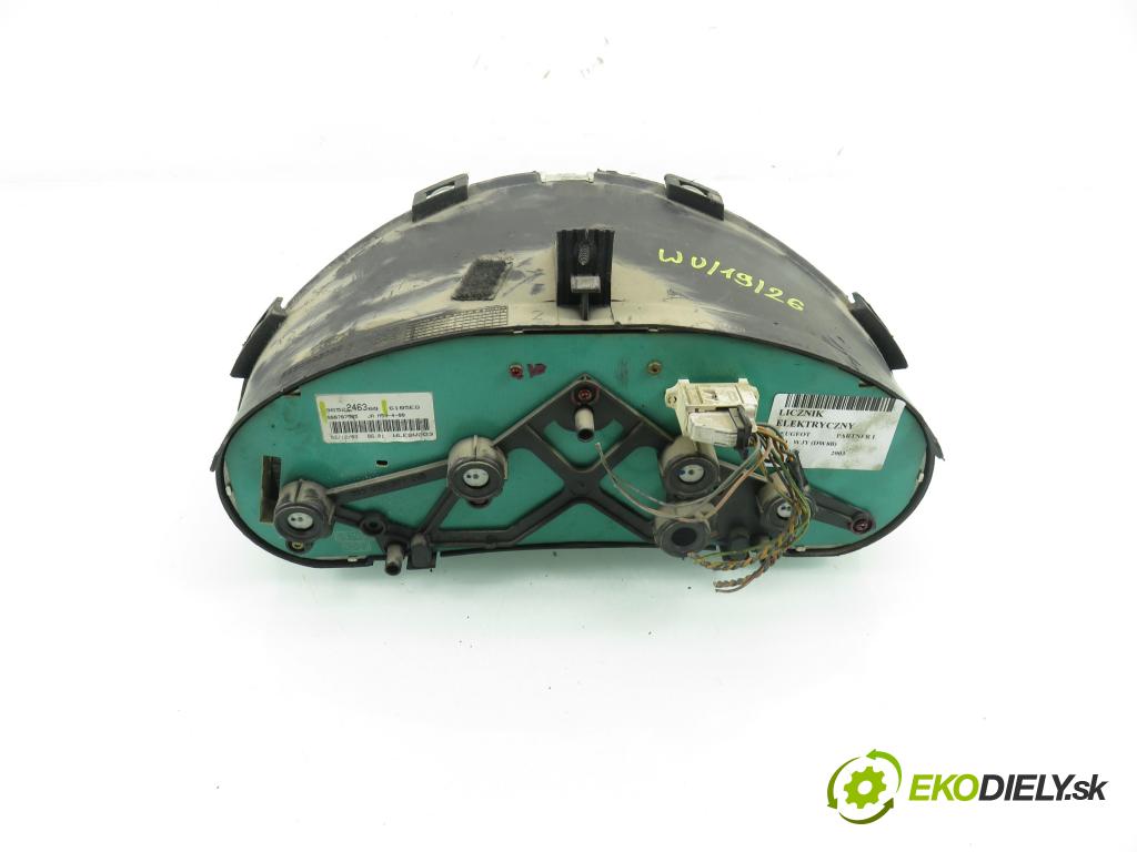 PEUGEOT PARTNER Combispace (5F) KOMBIVAN 2003 51,00 1.9 D - WJY (DW8B) 1868,00 Prístrojovka elektrický 9652246380
