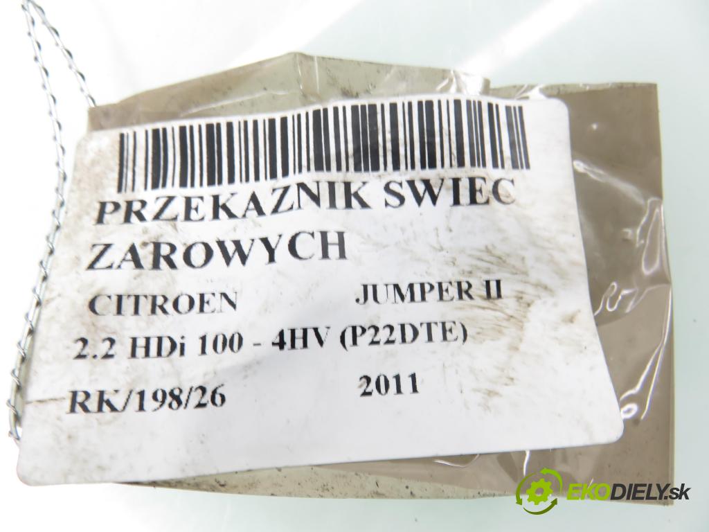 CITROEN JUMPER Skrzynia FURGON 2011 74,00 2.2 HDi 100 - 4HV (P22DTE) 2198,00 RELÉ: JÚN: 0281003039