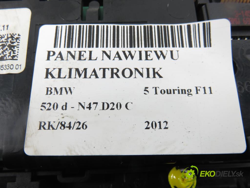 BMW 5 Touring (F11) KOMBI 2012 135,00 520 d 184 - N47 D20 C 1995,00 Panel topení KLIMATRONIK 9285330
