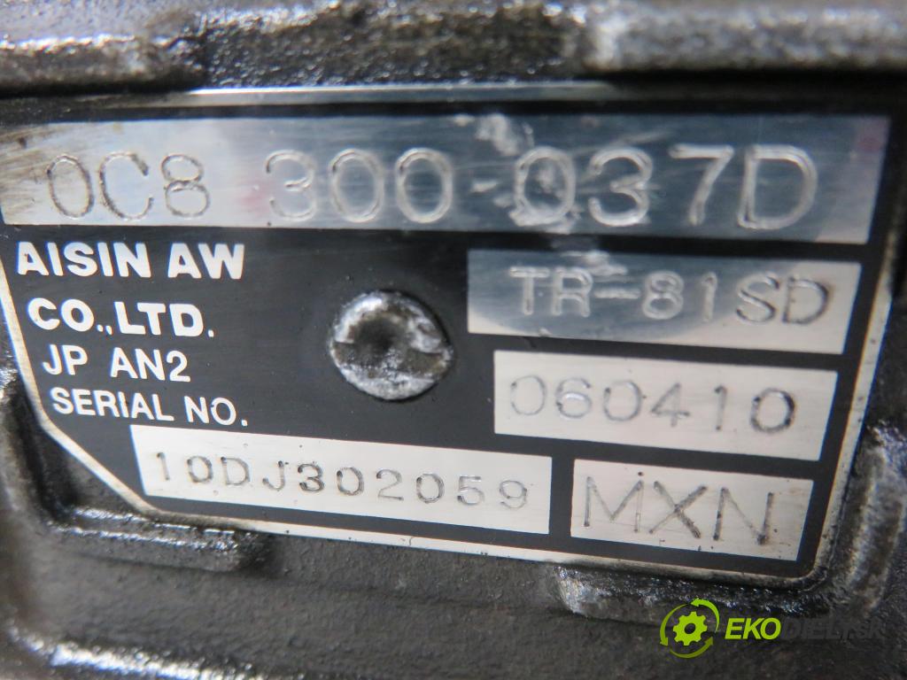 PORSCHE CAYENNE II (92A) SUV 2010 176,00 3.0 Diesel - M 05.9E 2967,00 Prevodovka automatická TR81SD ; MXN ; 0C8300037D