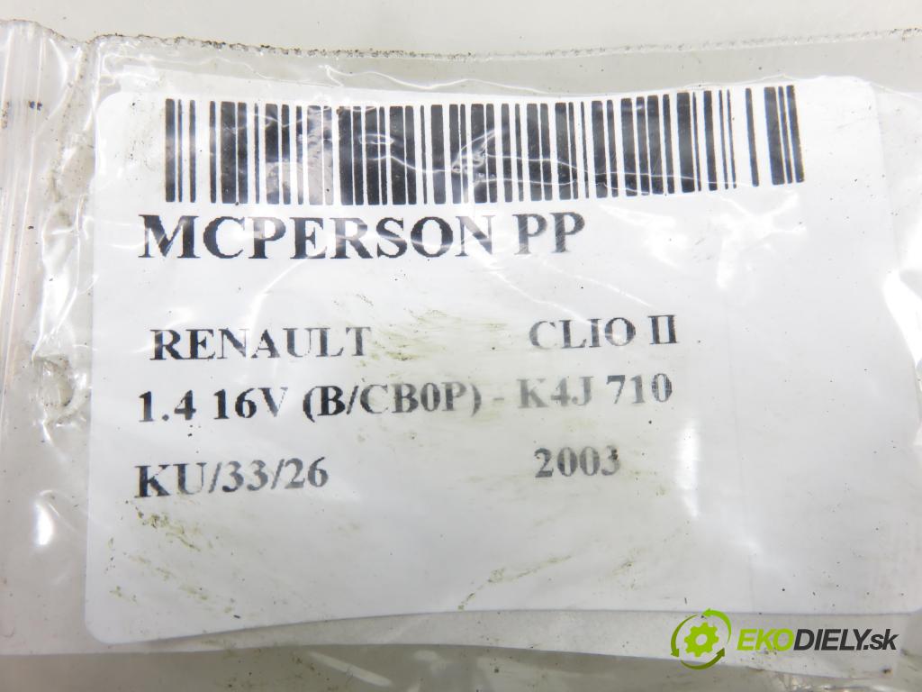 RENAULT CLIO II (BB_, CB_) HB 2003 72,00 1.4 16V (B/CB0P) - K4J 710 1390,00 MCPERSON PP