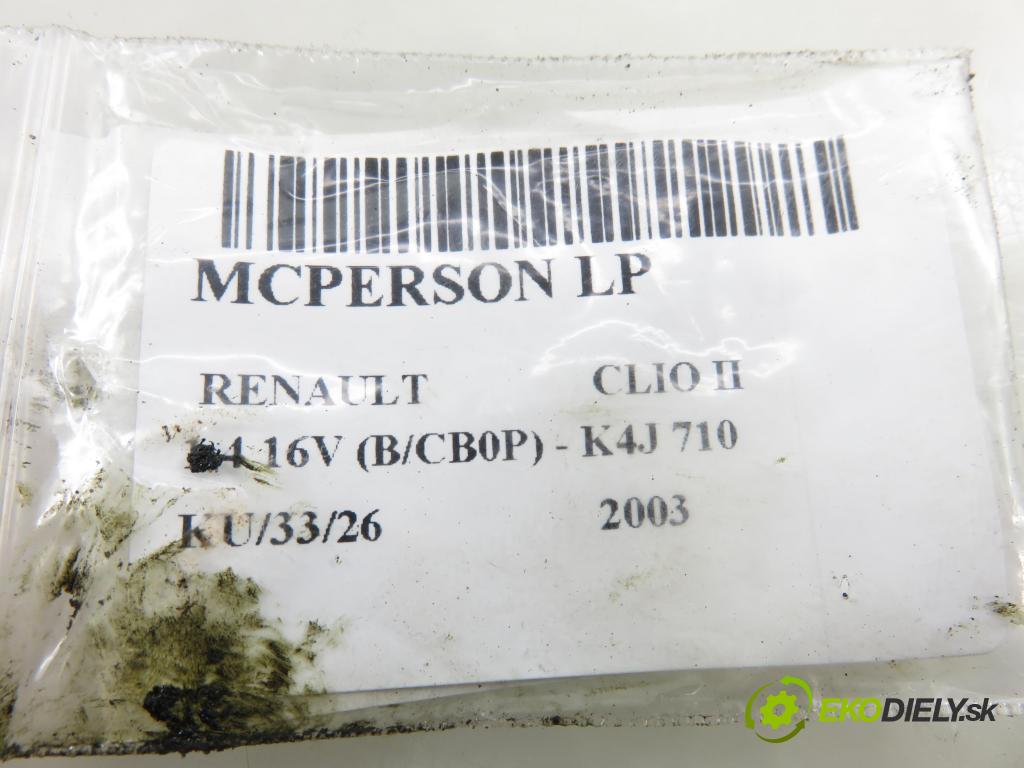 RENAULT CLIO II (BB_, CB_) HB 2003 72,00 1.4 16V (B/CB0P) - K4J 710 1390,00 MCPERSON LP
