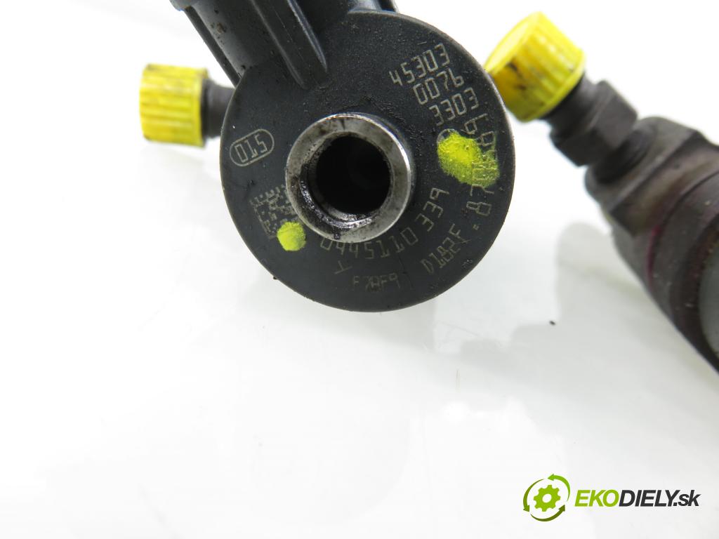 CITROEN C3 II (SC_) HB 2014 50,00 1.4 HDi 70 - 8HR (DV4C) 1398,00 Vstrekovacie ventily 0445110339 (Vstrekovací ventil)