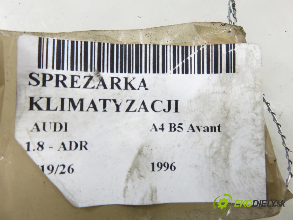 AUDI A4 Avant (8D5, B5) KOMBI 1996 92,00 1.8 - ADR 1781,00 KOMPRESOR: klimatizácie 8D0260805D ; 5060310780 (Kompresor klimatizácie)