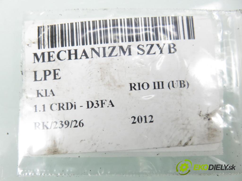 KIA RIO III (UB) HB 2012 55,00 1.1 CRDi - D3FA 1120,00 Mechanizmus okien 824501W010