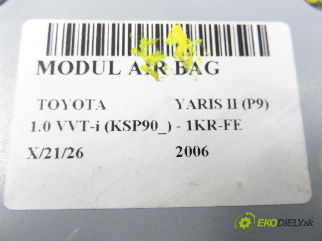 TOYOTA YARIS (_P9_) HB 2006 51,00 1.0 VVT-i (KSP90_) - 1KR-FE 998,00 MODUL air BAG 8917052720