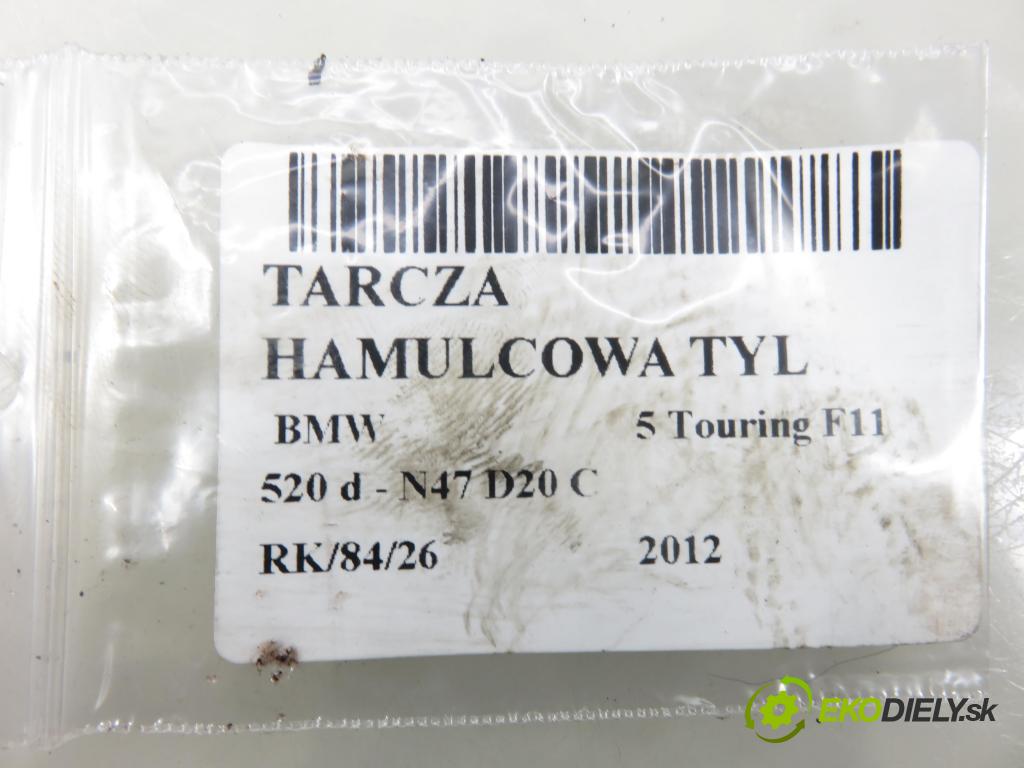 BMW 5 Touring (F11) KOMBI 2012 135,00 520 d 184 - N47 D20 C 1995,00 Lamela kotúč brzdová zadné