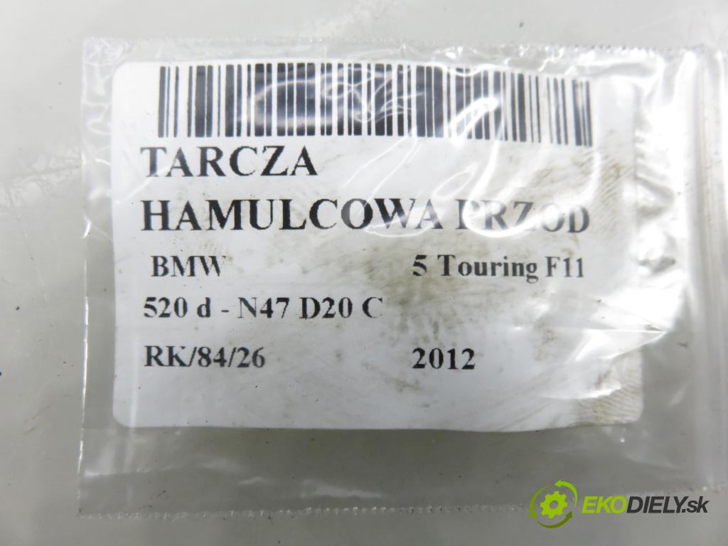 BMW 5 Touring (F11) KOMBI 2012 135,00 520 d 184 - N47 D20 C 1995,00 lamela kotouč brzdová PŘEDNÍ: