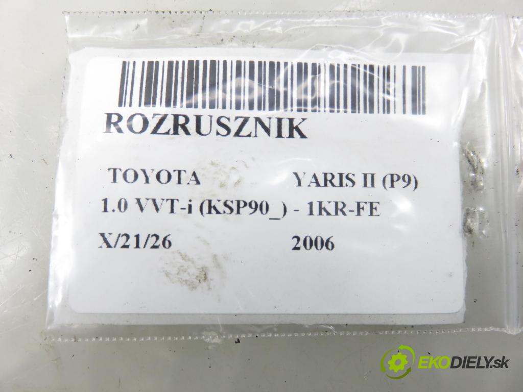 TOYOTA YARIS (_P9_) HB 2006 51,00 1.0 VVT-i (KSP90_) - 1KR-FE 998,00 startér 2810040090 (Startér)