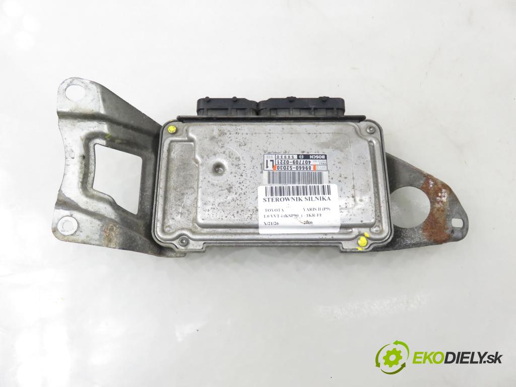 TOYOTA YARIS (_P9_) HB 2006 51,00 1.0 VVT-i (KSP90_) - 1KR-FE 998,00 Riadiaca jednotka Motor 8966052D30