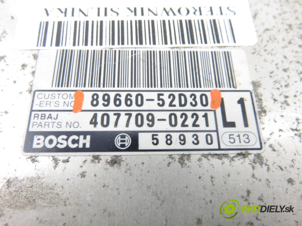 TOYOTA YARIS (_P9_) HB 2006 51,00 1.0 VVT-i (KSP90_) - 1KR-FE 998,00 Riadiaca jednotka Motor 8966052D30