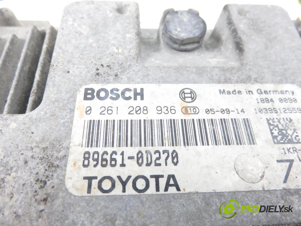 TOYOTA YARIS (_P9_) HB 2006 51,00 1.0 VVT-i (KSP90_) - 1KR-FE 998,00 Riadiaca jednotka Motor 8966052D30