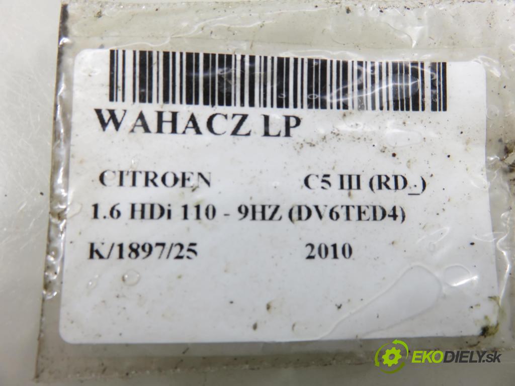 CITROEN C5 III (RD_) SEDAN 2010 80,00 1.6 HDi 110 - 9HZ (DV6TED4) 1560,00 rameno LP 9661544680G
