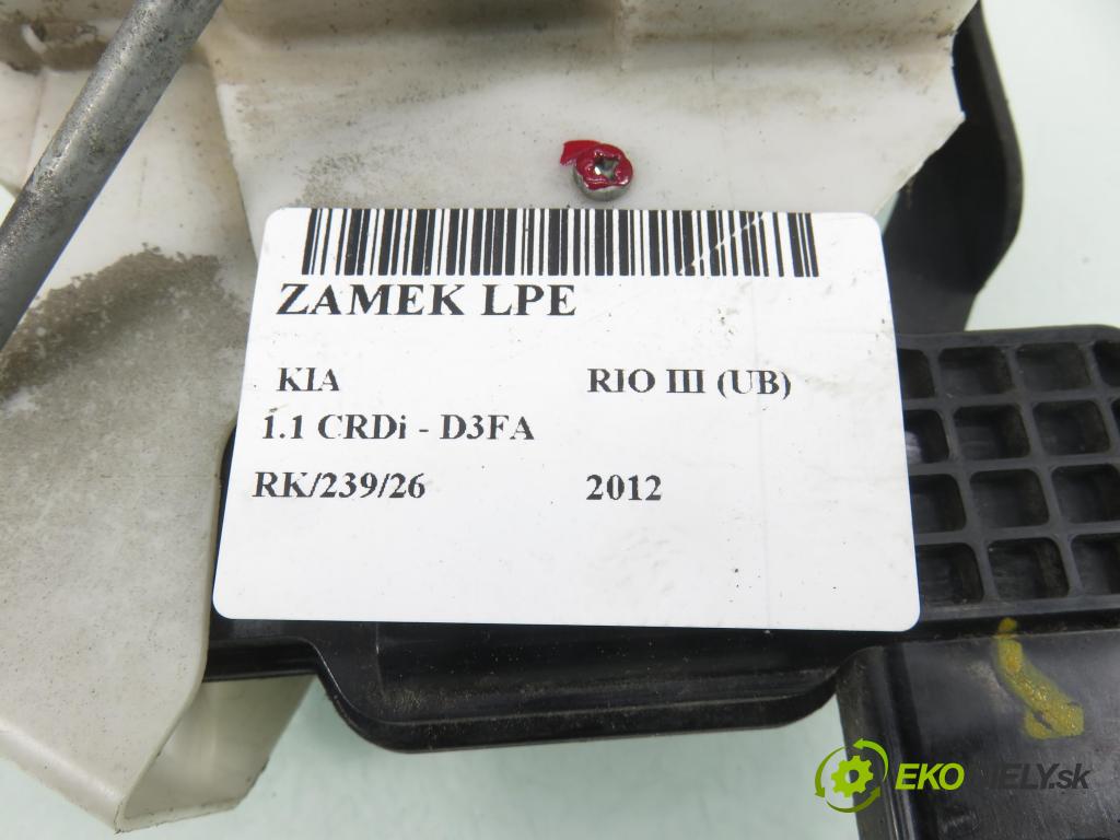 KIA RIO III (UB) HB 2012 55,00 1.1 CRDi - D3FA 1120,00 zámok 