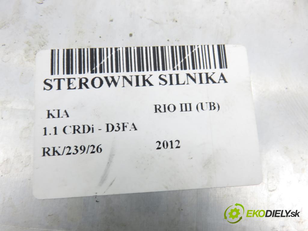 KIA RIO III (UB) HB 2012 55,00 1.1 CRDi - D3FA 1120,00 řídící jednotka motora 391302A260