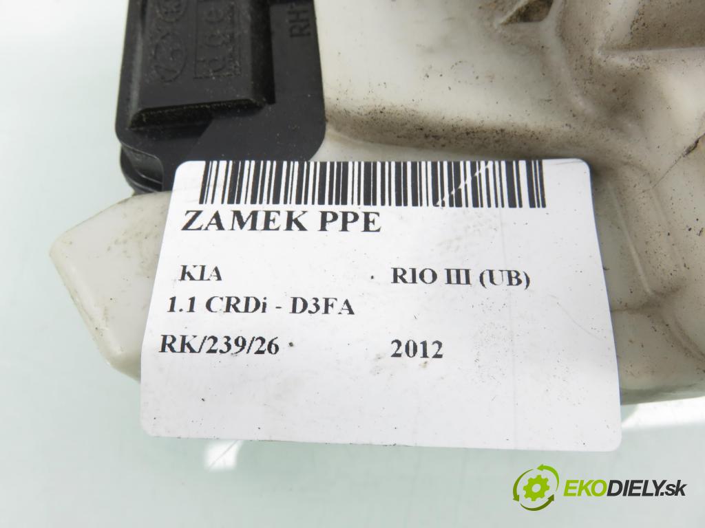 KIA RIO III (UB) HB 2012 55,00 1.1 CRDi - D3FA 1120,00 zámok PPE 