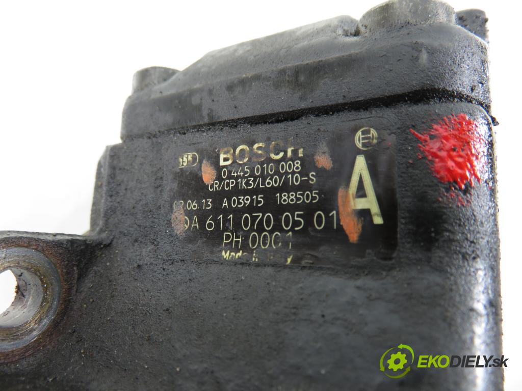 MERCEDES-BENZ KLASA A (W168) HB 2002 70,00 A 170 CDI 95 - OM 668.942 1689,00 pumpa vysokého TLAK: A6110700501 ; 0445010008