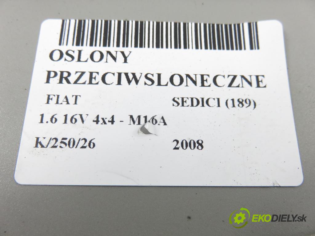 FIAT SEDICI (189_) CROSSOVER 2008 79,00 1.6 4x4 107 1586,00 KRYTY SLUNEČNÍ SVĚTLO