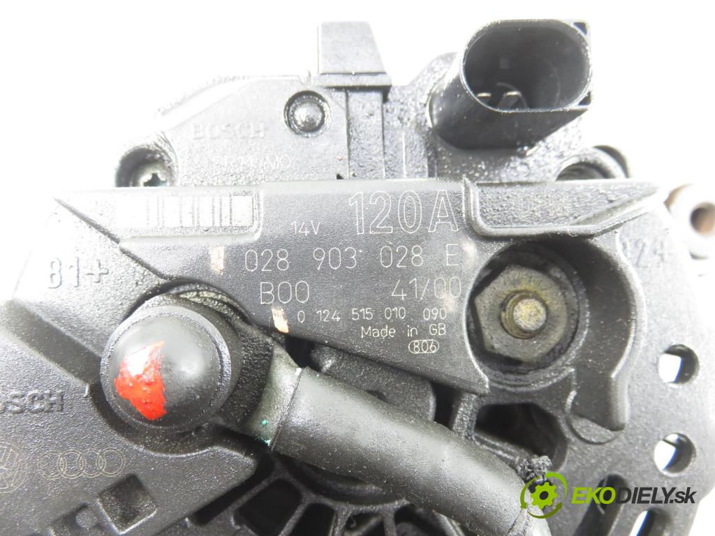 SKODA OCTAVIA I (1U2) LIFTBACK 2002 81,00 1.9 TDI - AHF 1896,00 Alternátor 028903028E (Alternátor)