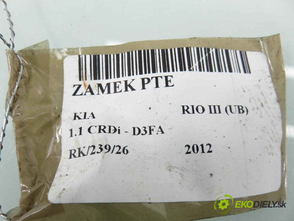 KIA RIO III (UB) HB 2012 55,00 1.1 CRDi - D3FA 1120,00 zámok PTE 