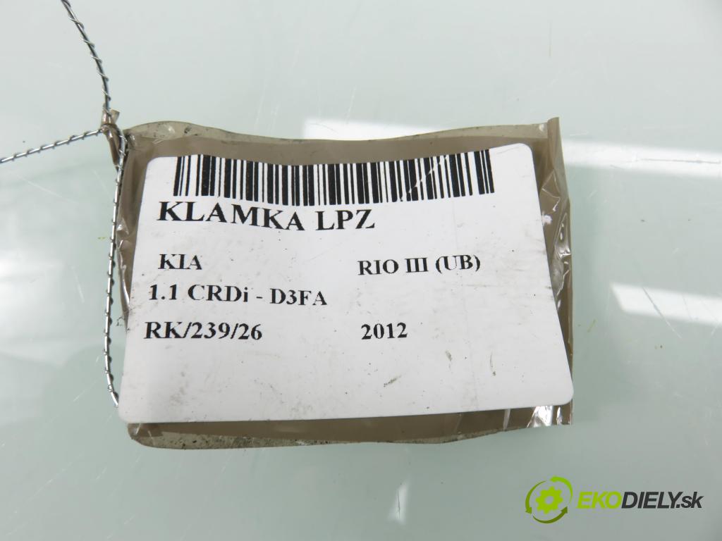 KIA RIO III (UB) HB 2012 55,00 1.1 CRDi - D3FA 1120,00 klika LPZ 