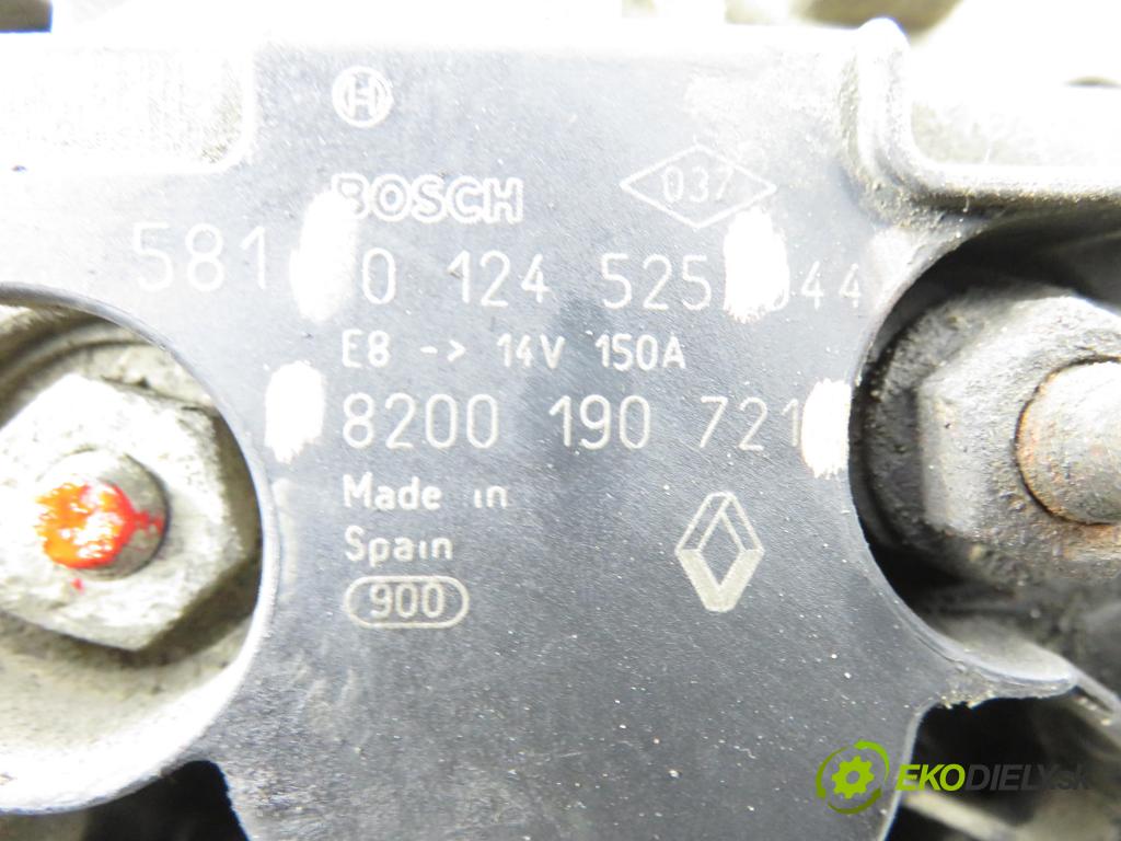 OPEL MOVANO Platforma / podwoyie (X70) FURGON 2004 0,00 2.5 DTi - G9U 754 2464,00 Alternátor 0124525044 ; 8200190721 (Alternátor)