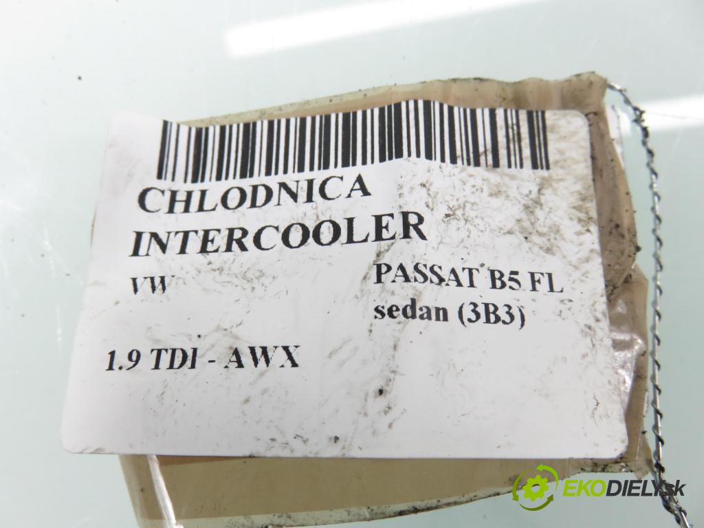 VW PASSAT B5.5 (3B3) SEDAN 2003 96,00 1.9 TDI - AWX 1896,00 chladič intercooler 3B0145805D