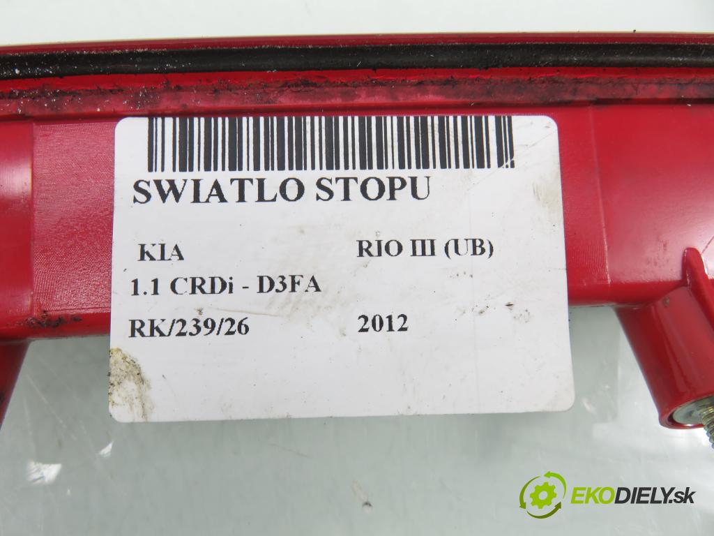 KIA RIO III (UB) HB 2012 55,00 1.1 CRDi - D3FA 1120,00 SVĚTLO bŕzd 