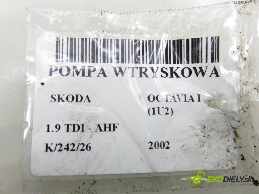 SKODA OCTAVIA I (1U2) LIFTBACK 2002 81,00 1.9 TDI - AHF 1896,00 Pumpa vstrekovacia 0460404977 ; 038130107D (Vstrekovacie čerpadlo)