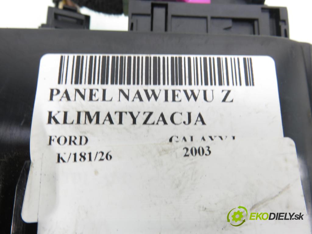 FORD GALAXY (WGR) MINIVAN 2003 66,00 1.9 TDI PD 90 - ANU 1896,00 Panel topení KLIMATIZACE: 7M5907049E ; YM2119980BF