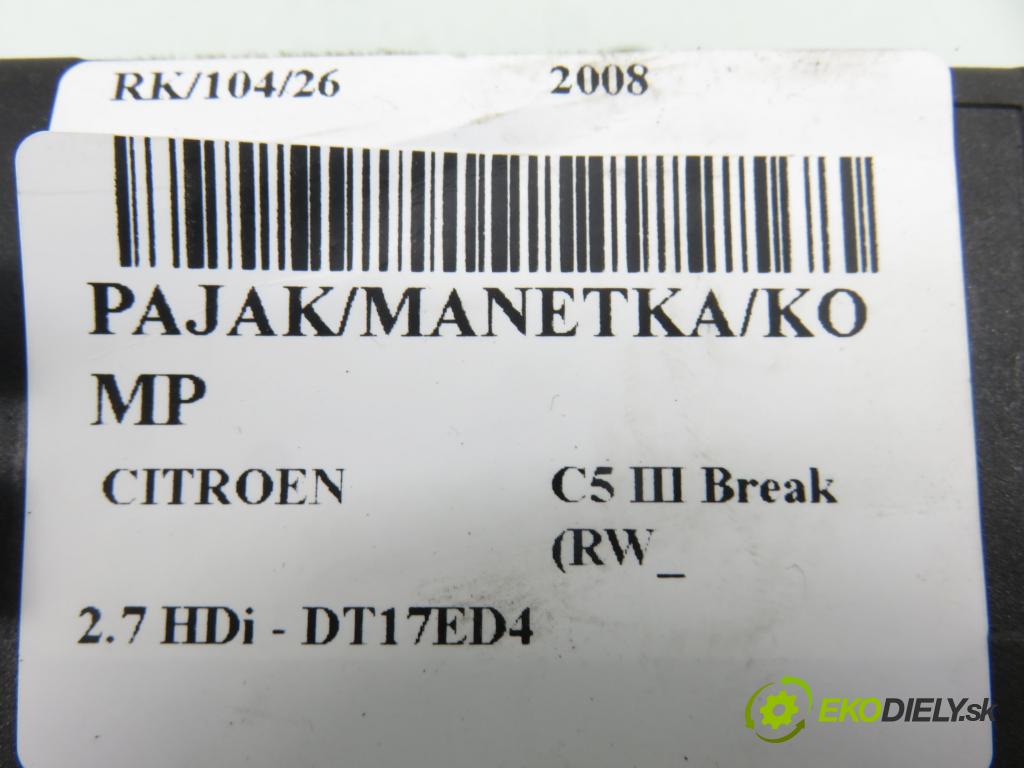 CITROEN C5 III Break (RW_) KOMBI 2008 150,00 2.7 HDi - UHZ (DT17BTED4) 2720,00 PAKA/ŘAZENÍ/SADA: 96648949XT