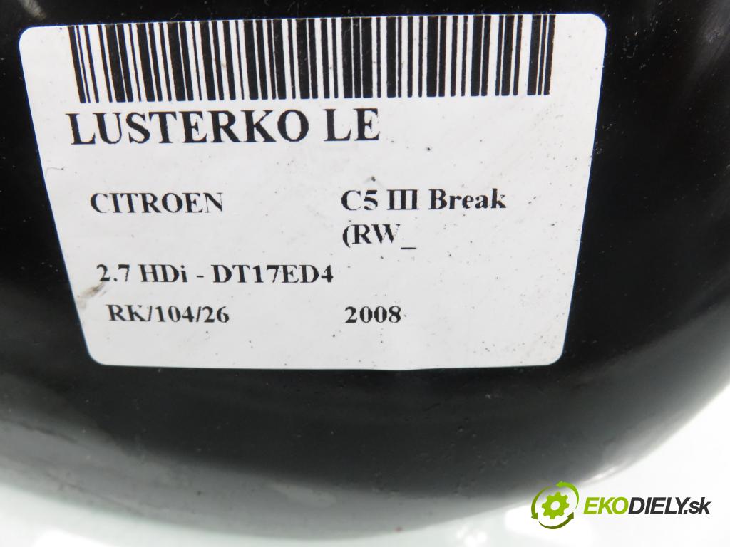 CITROEN C5 III Break (RW_) KOMBI 2008 150,00 2.7 HDi - DT17ED4 2720,00 zpětné zrcátko LE 