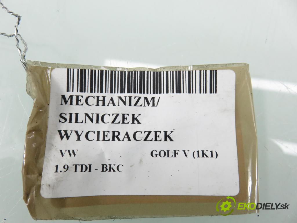 VW GOLF V (1K1) HB 2005 77,00 1.9 TDI PD 105 - BKC 1896,00 Motorček stieračov 1K1955023D ; 0390241747