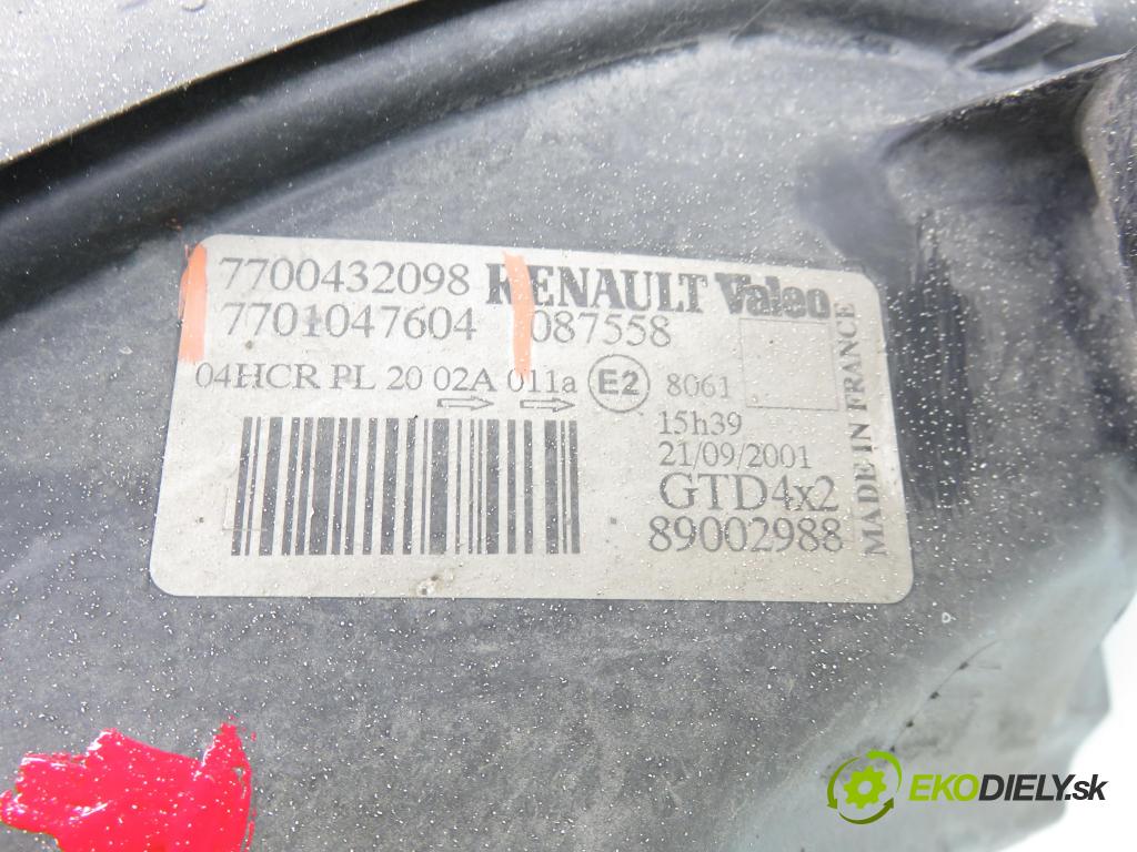 RENAULT SCENIC I (JA0/1_) MINIVAN 2001 75,00 1.9 dCi 102 - F9Q 732 1870,00 světlo LP 7700432098