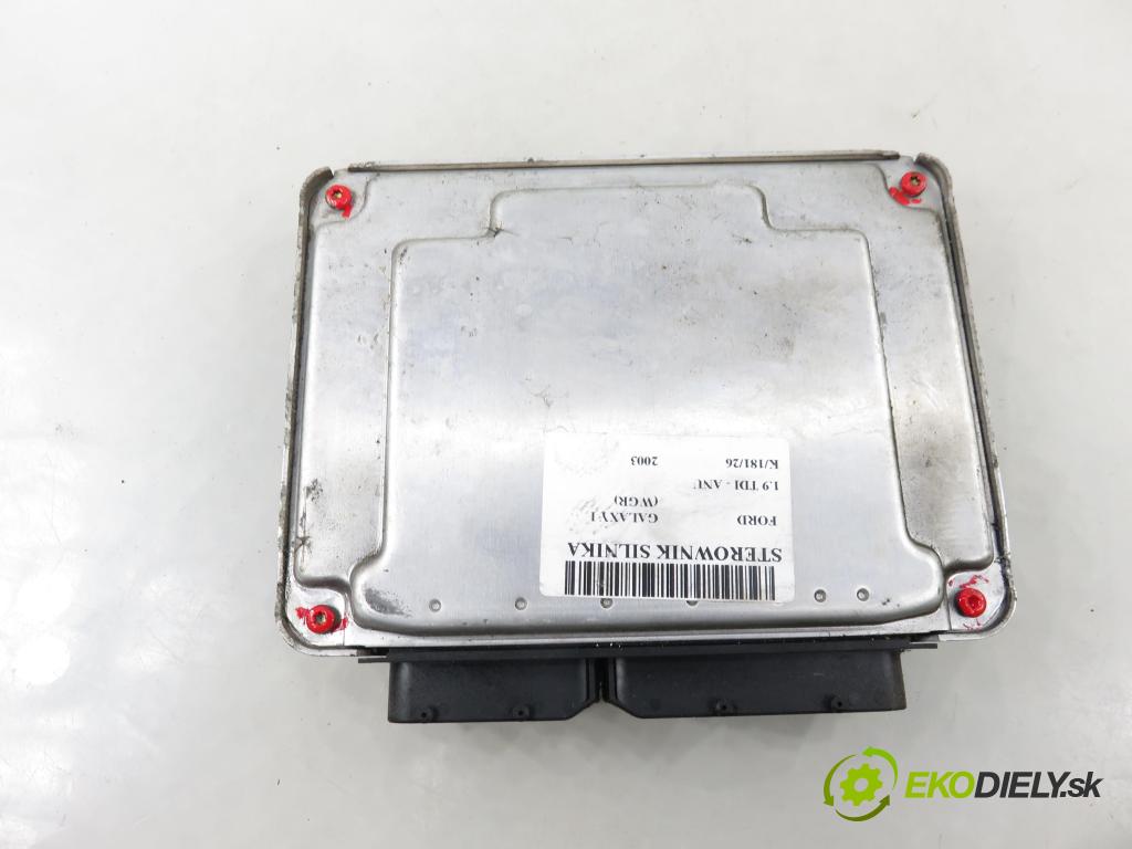 FORD GALAXY (WGR) MINIVAN 2003 66,00 1.9 TDI PD 90 - ANU 1896,00 řídící jednotka motora 038906019LE ; 0281011190