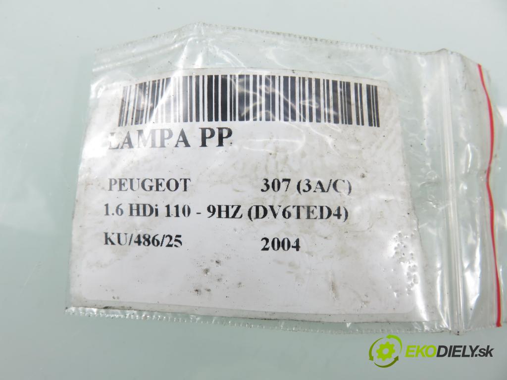 PEUGEOT 307 (3A/C) HB 2004 80,00 1.6 HDi 110 1560,00 Svetlo PP 9641615280