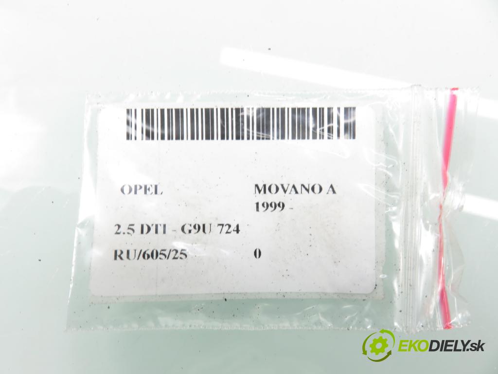 OPEL MOVANO Furgon (X70) FURGON 2005 84,00 2.5 DTI - G9U 724 2464,00 lišta pod ŽÁROVKA: LP 8200197124